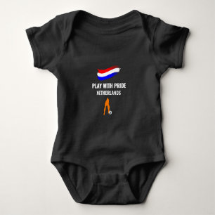 Netherlands Soccer Pride 2026 Jersey Baby Bodysuit