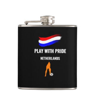 Netherlands Soccer Pride 2026 Jersey Hip Flask