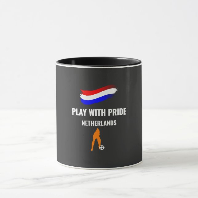 Netherlands Soccer Pride 2026 Jersey Mug (Center)