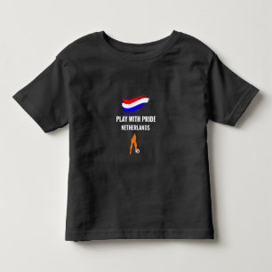 Netherlands Soccer Pride 2026 Jersey Toddler T-Shirt