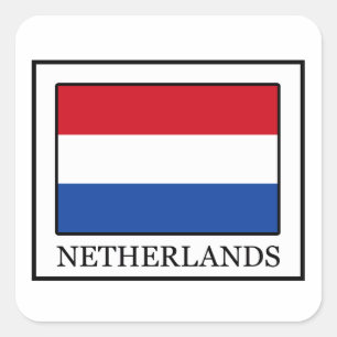 Netherlands Square Sticker