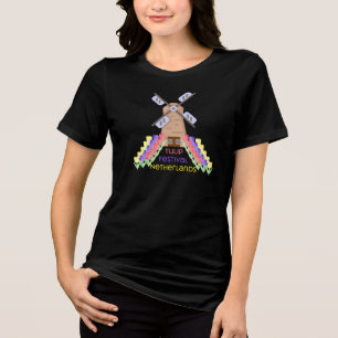 Netherlands Tulip Festival Tri-Blend Shirt