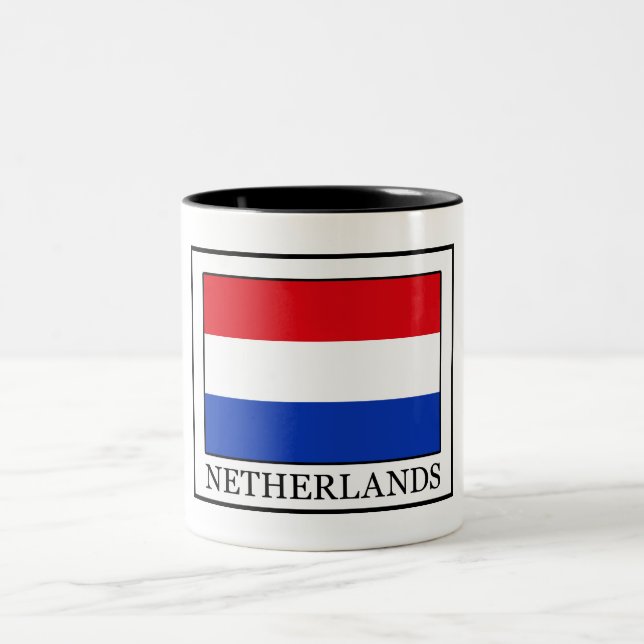 Netherlands Two-Tone Coffee Mug (Center)