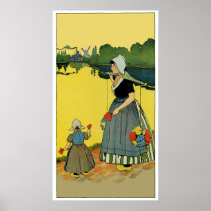 Netherlands Vintage Poster
