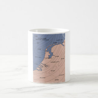 Netherlands Weather Forecast map Coffee Mug