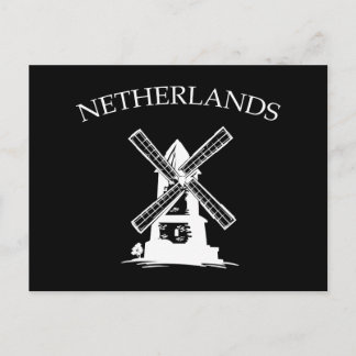 Netherlands Windmill Postcard