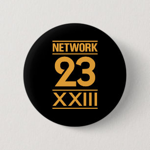 Network 23 6 cm round badge