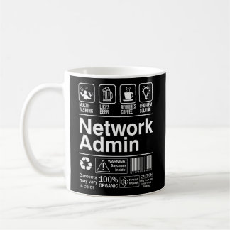 Network Admin Label Coffee Mug