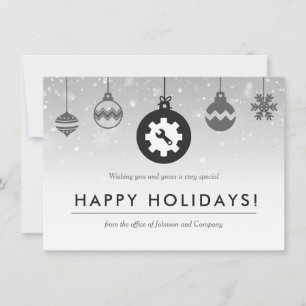Network Administrator Happy Holidays Thank You Card