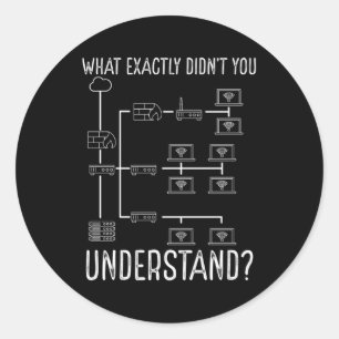 Network Engineer Tool Network Engineering Classic Round Sticker