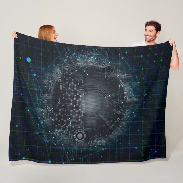 NETWORK FLEECE BLANKET (In Situ)