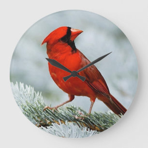 network_iphone bird large clock