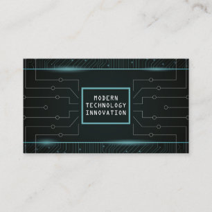 Network Logo   Circuitry Tech Business Card