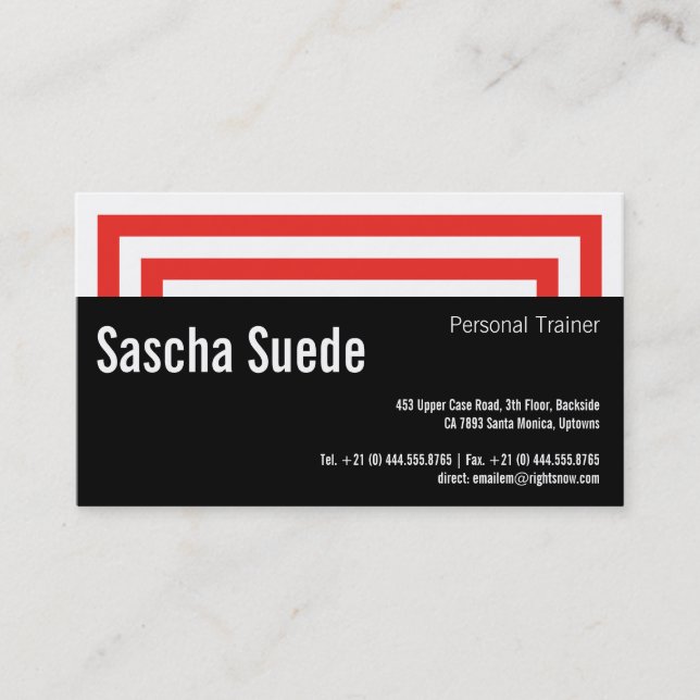 Network related business card (Front)