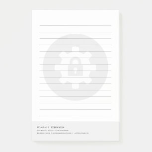 Network Security Analyst Minimal Style Post-it Notes