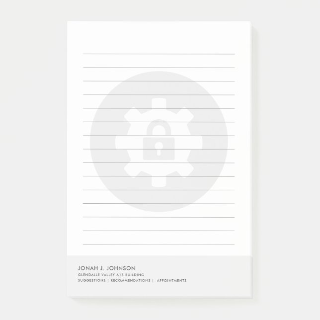 Network Security Analyst | Minimal Style Post-it Notes (Front)