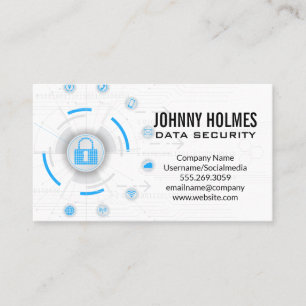 Network Security   Cyber Protection Business Card