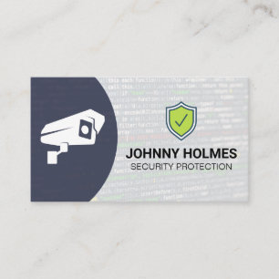 Network Security   Security Camera Business Card