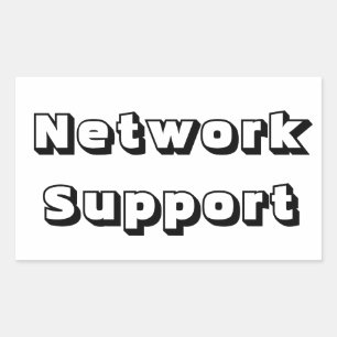 Network support sticker