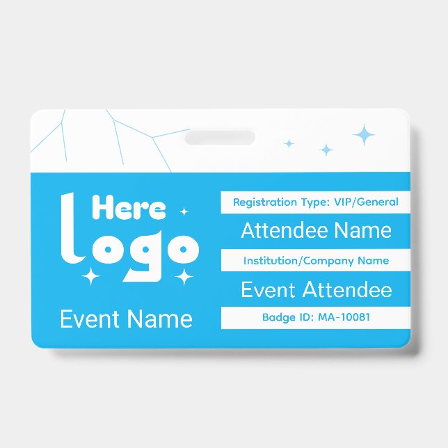Networking Event Badge ID (Front)