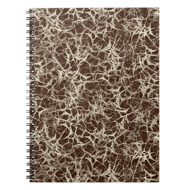 Networking Neurons on Red - seamless pattern.    Notebook (Front)