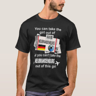 Neubrandenburg Boarding Pass - Neubrandenburg Girl T-Shirt
