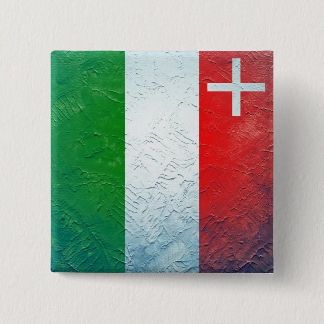 Neuchatel 15 Cm Square Badge (Front)