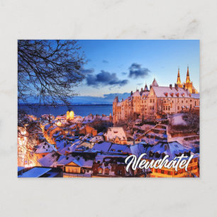 Neuchatel Castle, Switzerland Postcard