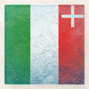 Neuchatel Glass Coaster