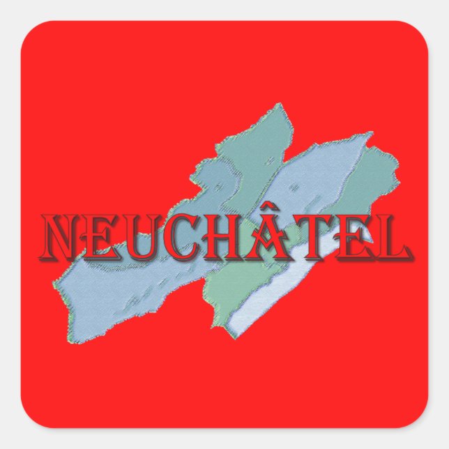 Neuchatel Square Sticker (Front)