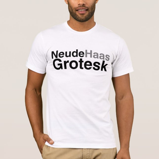 Neude Haas Grotesk T-Shirt (Front)