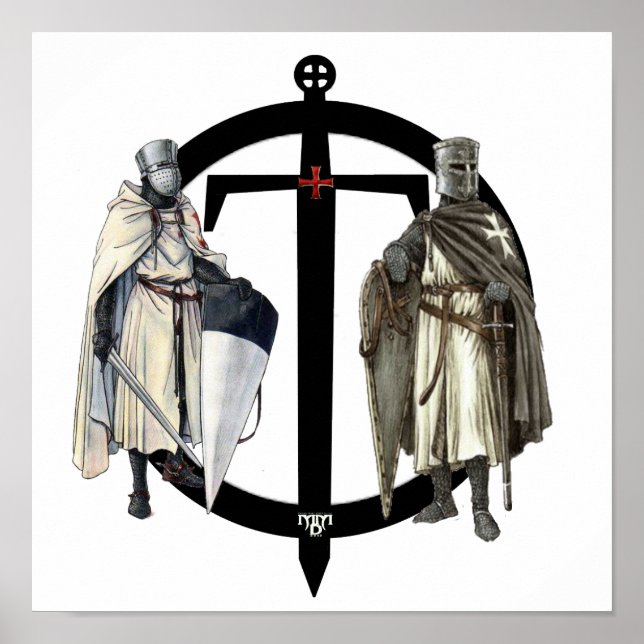Neues Logo der Templer Poster (Front)