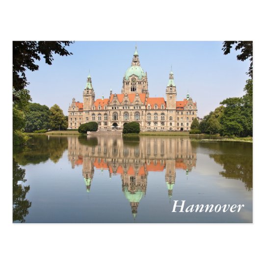 Neues Rathaus in Hannover Postcard