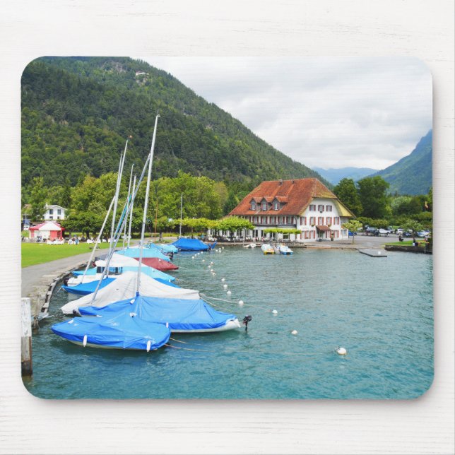 Neuhaus and Lake Thun Mouse Mat (Front)