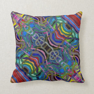 Neural Cohesion Light Blue Cushion