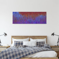 "Neural Firestorm" Abstract” Red Blue