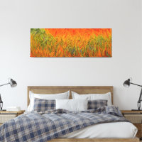 "Neural Firestorm" Abstract Yellow Orange