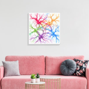 Neural Garden Canvas Print
