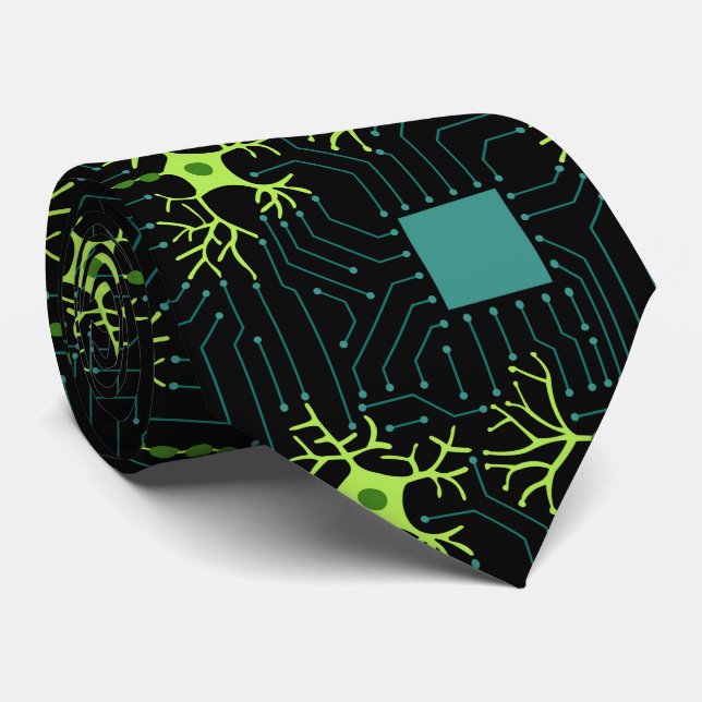 Neural Network - Black Tie (Rolled)