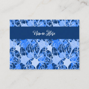 Neural Network Blue Neurons Business Card