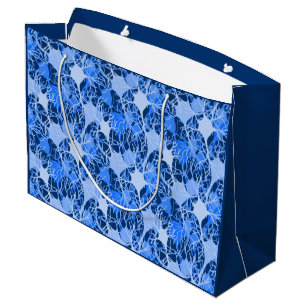 Neural Network Blue Neurons Large Gift Bag