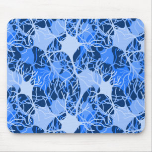 Neural Network Blue Neurons Mouse Mat