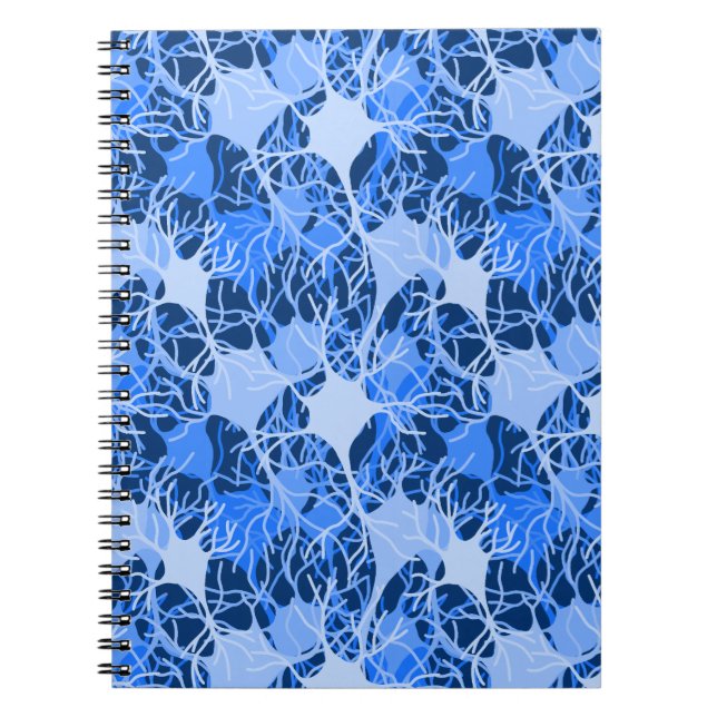 Neural Network Blue Neurons Notebook (Front)