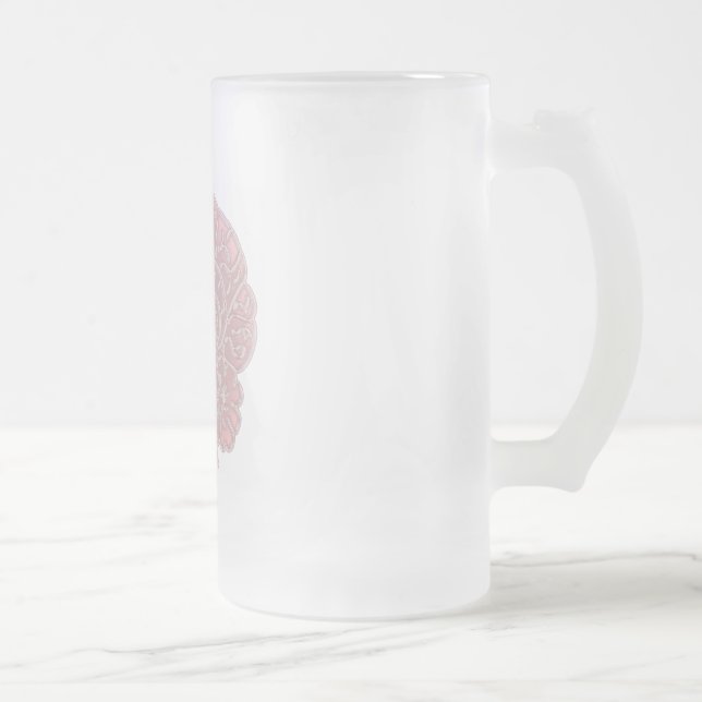 Neural Plasticity Frosted Glass Beer Mug (Right)