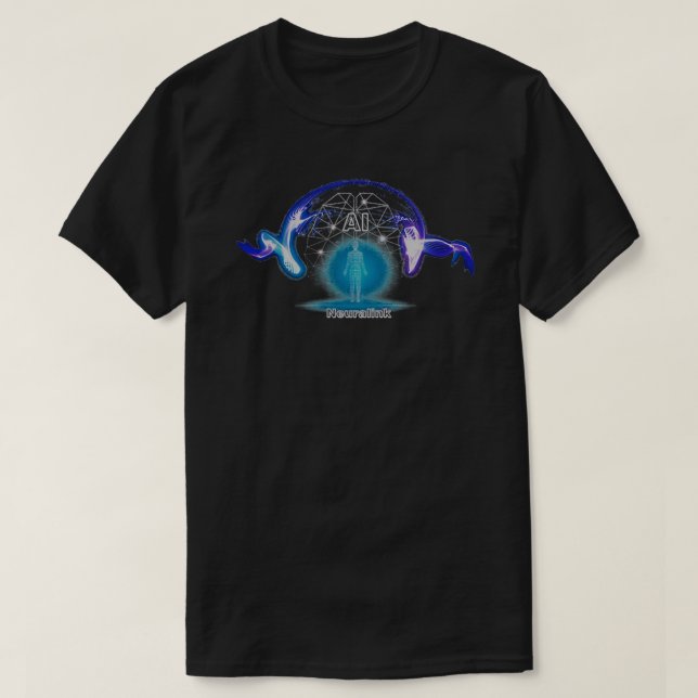 Neuralink Artificial Intelligence T-Shirt (Design Front)