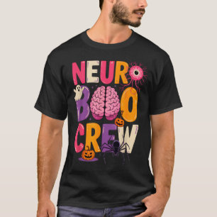 Neuro Boo Crew Halloween Anatomical Brain Anatomy T-Shirt