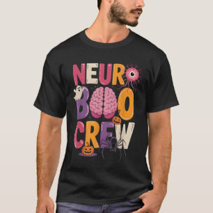 Neuro Boo Crew Halloween Anatomical Brain Anatomy  T-Shirt