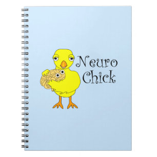 Neuro Chick Text Notebook