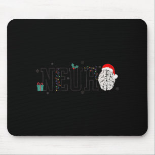 Neuro Christmas Neurology Holiday Neuroscience Nur Mouse Mat