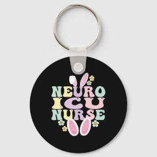 Neuro Icu Nurse Easter Bunny Neuro Icu Nursing Eas Key Ring